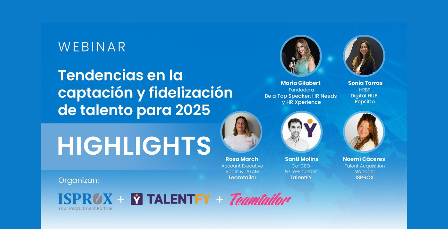Webinar “Tendencias en la Captación y Fidelización de Talento para 2025”