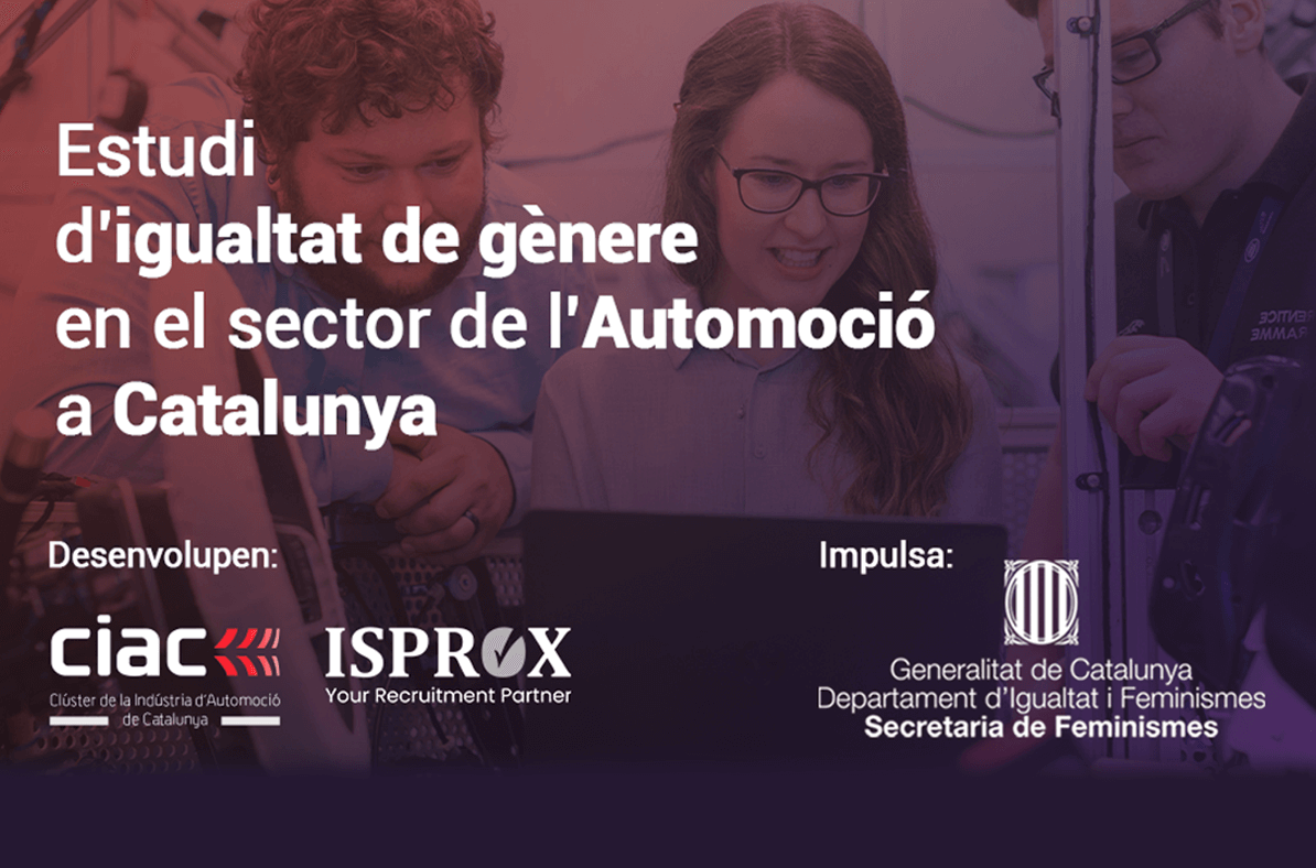 Presentació “Estudi d’igualtat de gènere al sector de l’Automoció a Catalunya” del CIAC