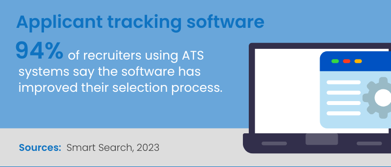Applicant tracking software image