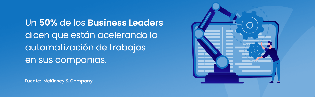 Imagen sobre la Automatización de los Trabajos en los Business Leaders