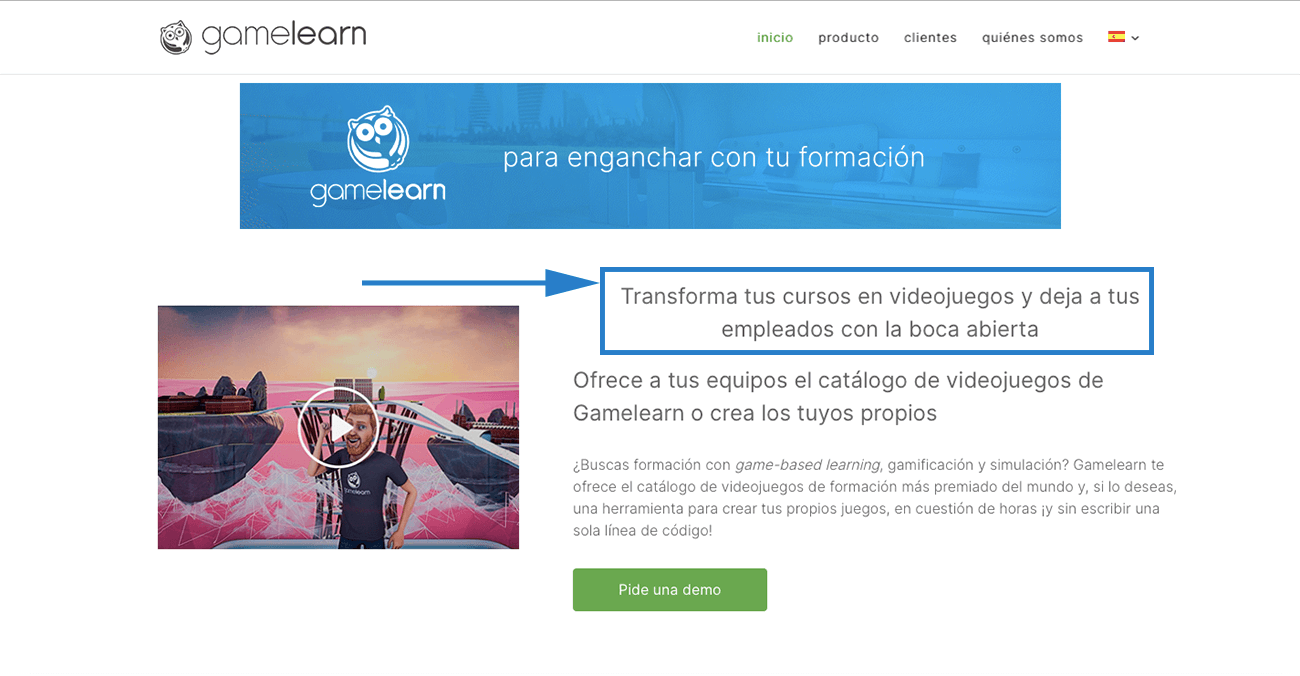 Imagen con un ejemplo de Gamificación de una empresa para mejorar la productividad y el rendimiento de una empresa