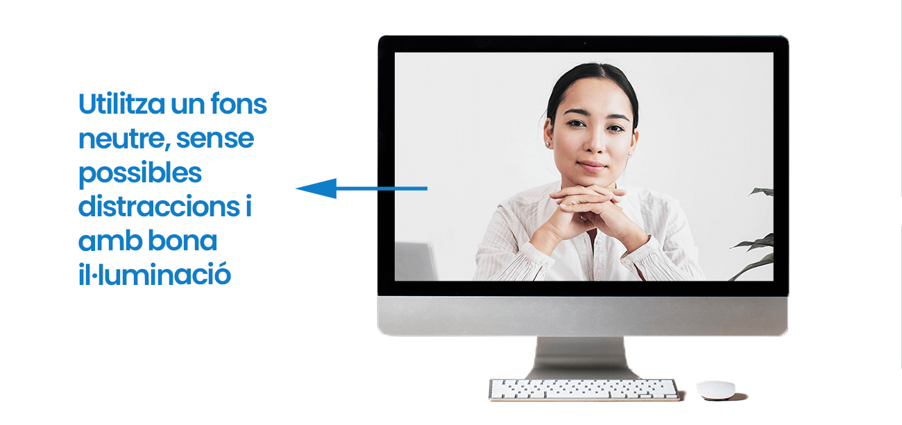 Imatge d'exemple amb fons neutre