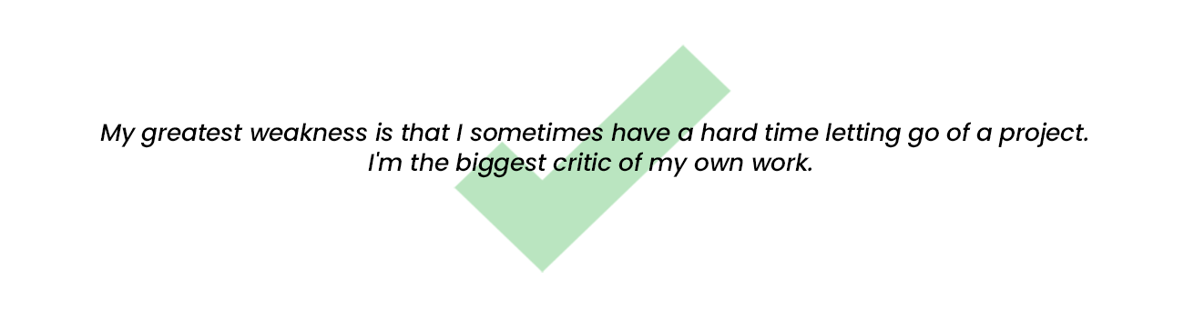 Imagen de ejemplo de cual es tu mayor debilidad para superar una entrevista en inglés